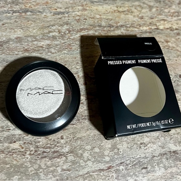 MAC Cosmetics HTF Pressed Pigment Eyeshadow Duo — Blonde Streak & Angelic - Picture 5 of 16